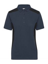Damen Arbeits Poloshirt in Grau